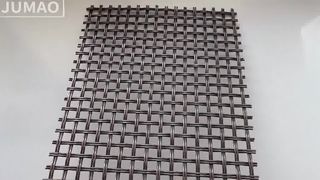 Vídeo real do painel de malha de metal vermelho cobre