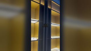 Malha de metal para decoração de armário ou armário