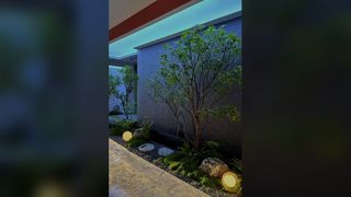 Cortina de água para recepção eleva luxo do espaço