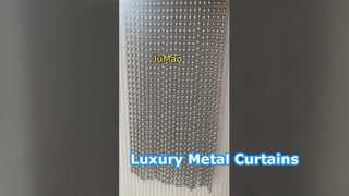 Cortinas de contas de metal à prova de fogo e duráveis