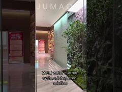 Recurso luxuoso moderno de cortina de água de aço inoxidável