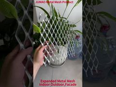 Revestimento arquitetónico expandido da fachada da construção da malha da malha do metal