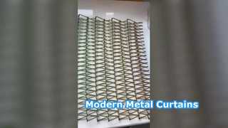 Cortinas de metal: estilo moderno e segurança
