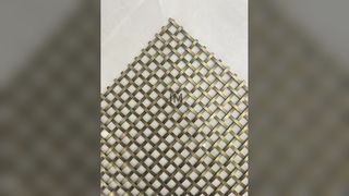 Malha metálica arquitetônica moderna para design de interiores
