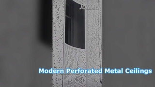Parede de cortina de metal perfurada para fachadas de edifícios