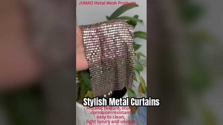 O metal decorativo almofada o prêmio das cortinas da lantejoulas do metal personalizado