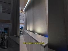 Cortina de água de aço inoxidável com design elegante