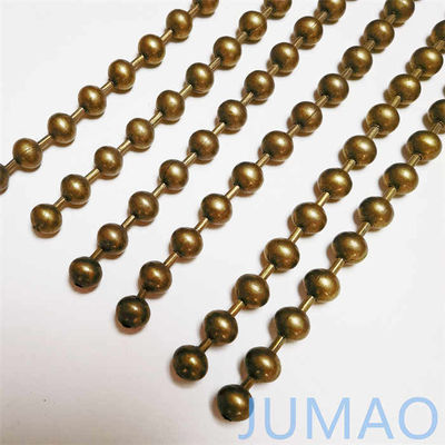 Cortinas de 10 mm de aço e metal de bolas de bronze