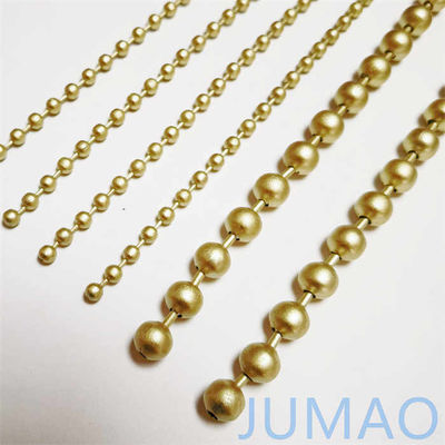 Cadeia de cortinas decorativas de bolas de metal de 3 mm a 12 mm