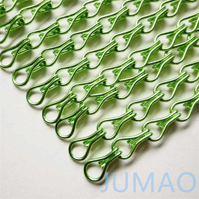 Alloy Metal Chain Link Door Fly Curtain Room Divider OEM