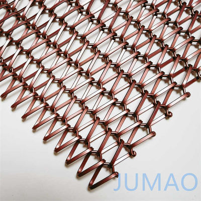 OEM Decorativo Wire Mesh Mesh divisor de sala para fachadas