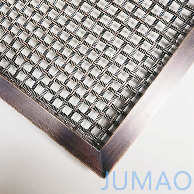 Painéis divisórios de divisória de quarto de metal de bronze antigo para ideias arquitetônicas