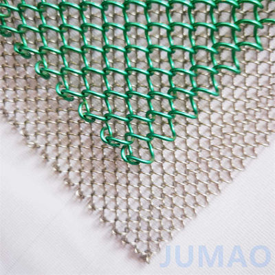 2.0mm textura de cortina de malha metálica tecida sem costura para decoração elegante