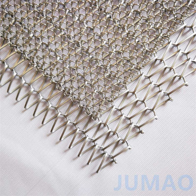 Max Textura de cortina de malha de metal sem restrições com perfurações de diamante
