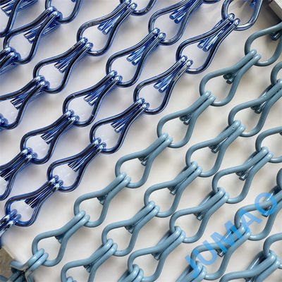 Cortinas de ligação de cadeia de metal Solução definitiva para o design de espaço