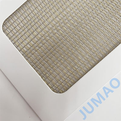 Opções de personalização de vidro de malha de laminação colorida para a camada intermédia de malha de metal