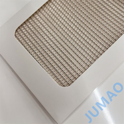 Façade externa de vidro laminado de malha de tecido de cobre com padrões personalizados