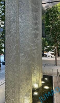 Cortina de Malha de Água Flexível Resistente à Corrosão Controle Superior de Fluxo de Água para Projetos de Grande Escala