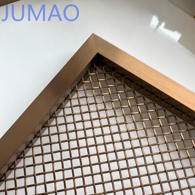 Painéis de Malha Decorativa de Alumínio com Padrões Únicos para Fachadas de Edifícios