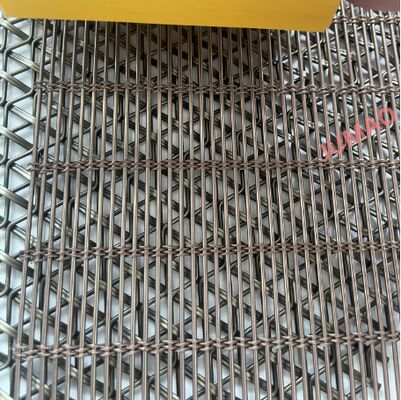 Material durável de malha arquitetônica de aço inoxidável Ideal para revestimento de fachada Decoração interior e soluções de segurança