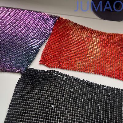 Cortinas de folheado de metal brilhantes feitas para festas