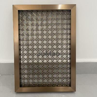 Malha Decorativa de Metal com Transparência de 20 a 80 Por Cento Feita de Aço Inoxidável SS 304 316 e 316L Perfeita para Decoração de Teto e Painéis de Parede