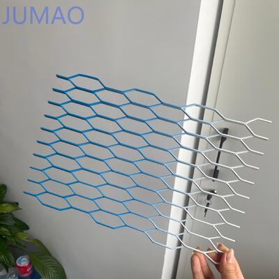 Painel de malha de aço inoxidável 304 de cor personalizada para fachadas exteriores de edifícios